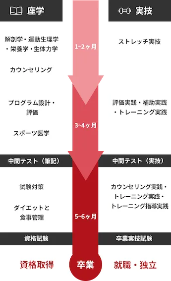 卒業までの流れ